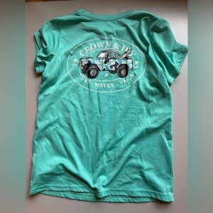 Crown & Ivy Kids Tee in Aqua